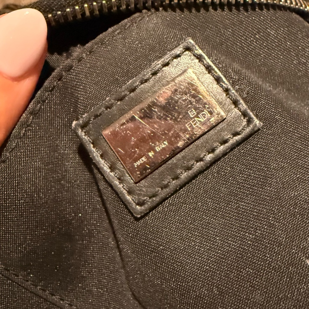 Fendi FF Monogram Brown Chain Shoulder Bag - Picture 9 of 11